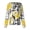 Multicolor, variant on Women's Long Sleeve Button Scrub Tops Floral Print Comfy Scrubs Jacket Top Nurse Working Uniform with Pockets