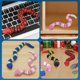 thumbnail image 4 of Serpiente flexible impresa en 3D TXB3DOK de 106 cm con dientes brillantes, 4 of 7