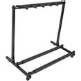 thumbnail image 3 of Rack type 3/5/7/9 square guitar brackets black Triple Folding Multiple Guitar Holder Rack Stand，Guitar Stand Storage (5 Bracket), 3 of 18