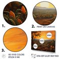 thumbnail image 3 of Designart "Chocolate Harvest Tones In Amber I" cacao Canvas Prints, 3 of 7