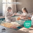 thumbnail image 4 of ODIKA 6'x9' Machine Washable Non-Slip Area Rug, Toughened Supplemental Essence Arboreal like Casuanl Design High Traffic Rug, Gray, 191233, 4 of 5