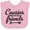 AD-Pink, variant on Inktastic Cousins Make the Best Friends with Arrow Boys or Girls Baby Bib