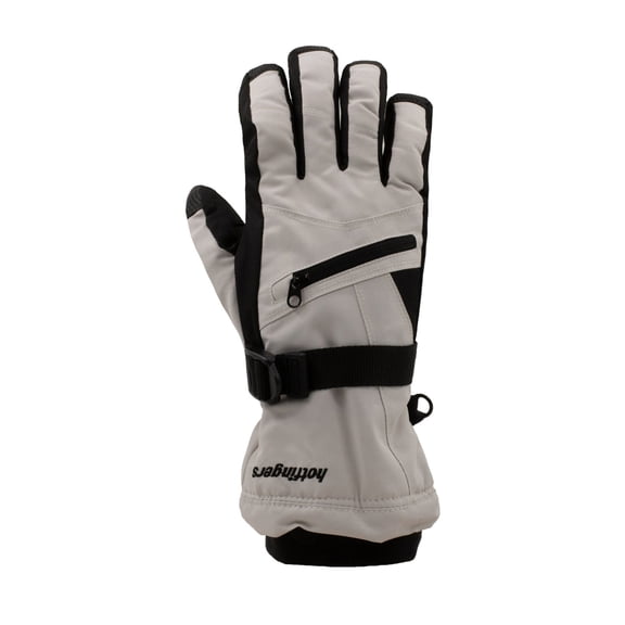 HOTFINGERS Sidewinder II Ladies Gloves, Color: Ash/Grey/Black, Size: L