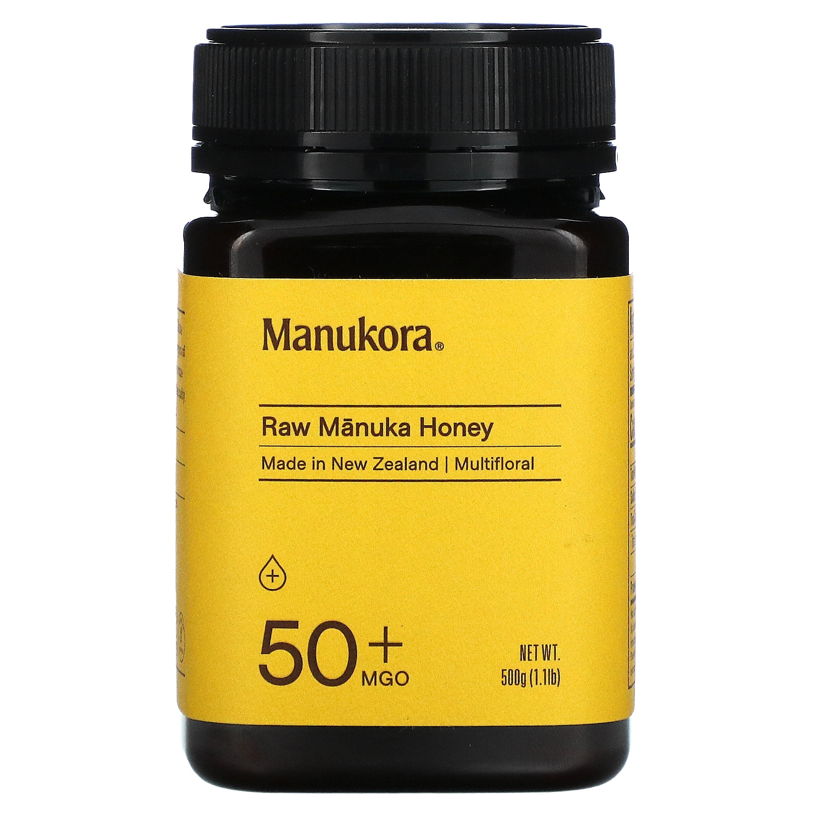 Manukora Raw Manuka Honey, 50+ MGO, 1.1 lb (500 g)