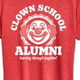 thumbnail image 3 of Instant Message - Clown School Alum - Women's Short Sleeve Graphic T-Shirt, 3 of 6