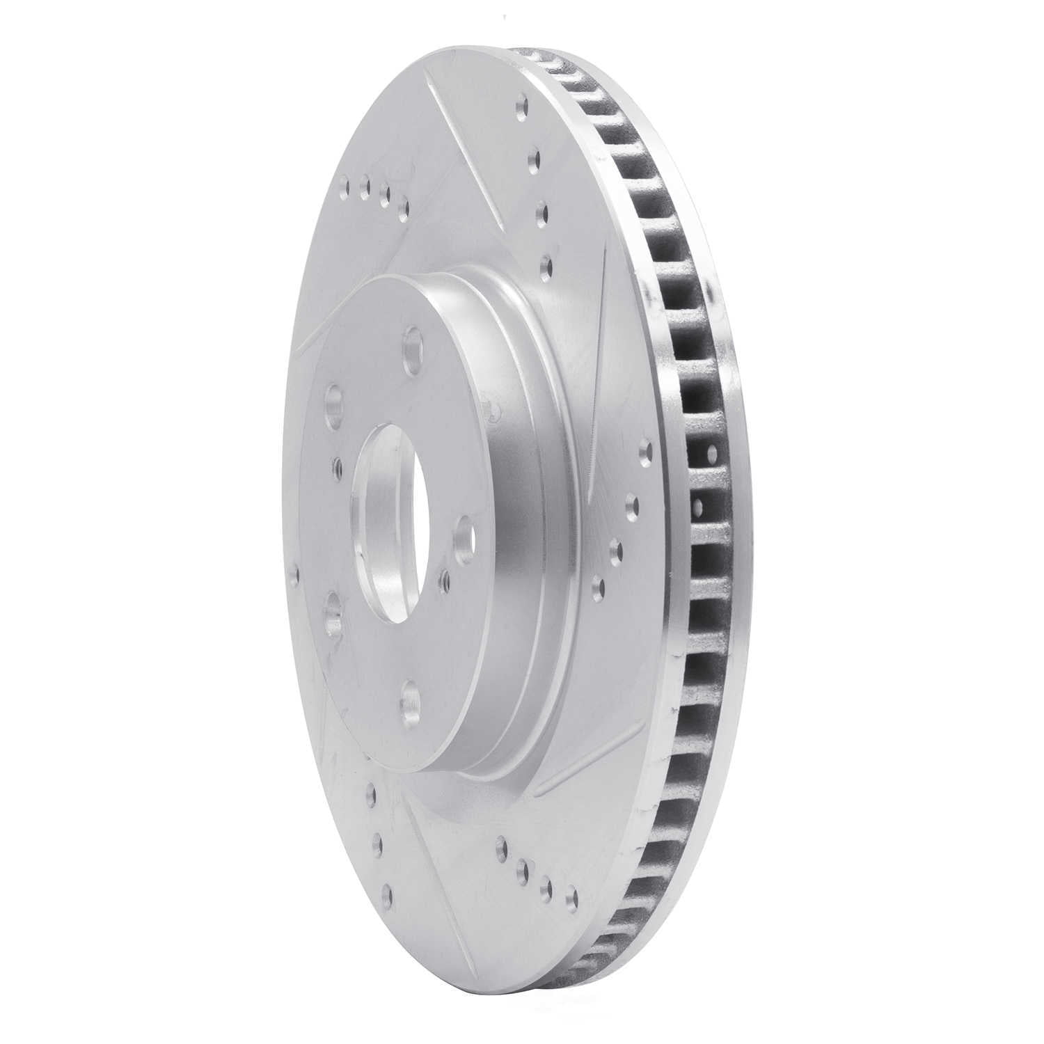 Dynamic Friction Company 631-10003R DFC Brake Rotor - Drilled And Slotted - Silver