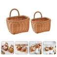 thumbnail image 1 of unbranded 2Ud Canasta Colgante Para Pared Cesta Multiusos Para Cocina Y Jardín En Color Marrón Claro, 1 of 8