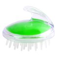 thumbnail image 1 of Peine de champú Cepillo de masaje de cuero cabelludo transparente Peine de lavado antideslizante (verde) TFixol peine de champú, 1 of 6