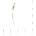 thumbnail image 3 of Qarigey Libro Clip colgante líneas de arte etiqueta signos páginas fabricantes Simple palo de pelo para niños adultos mujeres bronce antiguo Type1 NO1 Qarigey CBP255660, 3 of 5