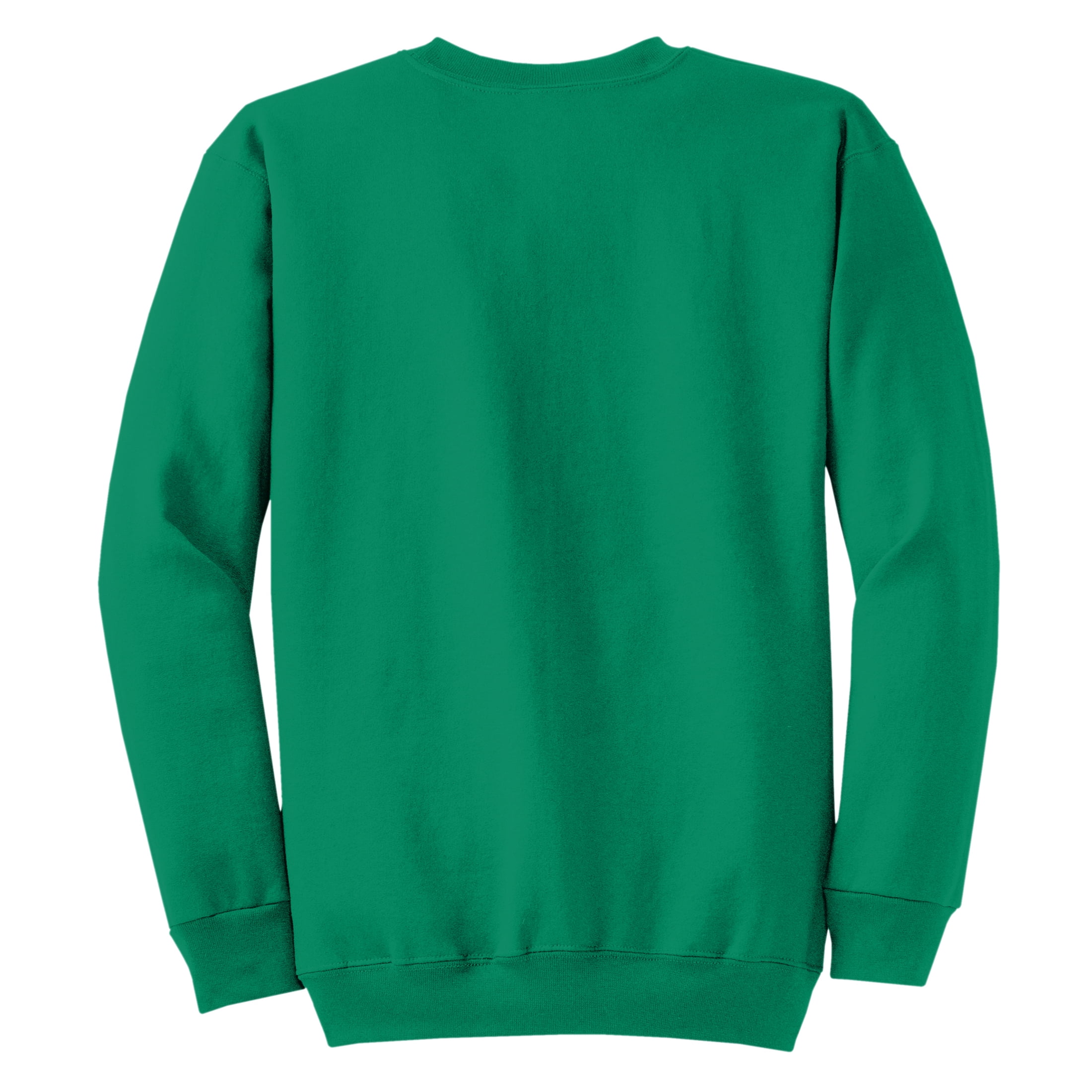Mens Core Fleece Classic Crewneck Cotton/Poly fleece Sweatshirt Dark Green  M - Walmart.com