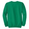 thumbnail image 6 of Mens Core Fleece Classic Crewneck Cotton/Poly fleece Sweatshirt Kelly XL, 6 of 6