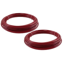 (2 Pack) 3/8" OD x 100' Red SAE J844 Nylon Air Brake Tubing DOT Approved | Pneumatic Nylon Air Line Hose for Air Brake System