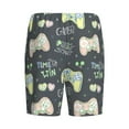 thumbnail image 4 of Rocae Gamers for Men's Soft Sleep Pajama Shorts, Waistband and Pockets, 4 of 9
