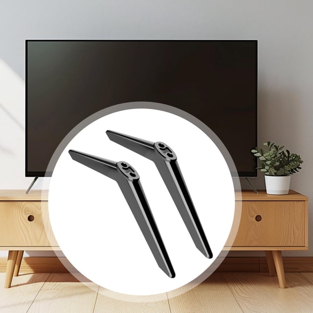 2 soportes para TV, fácil instalación, antideslizantes, reemplazan el soporte base mejorado para accesorios de TV de pantalla plana .