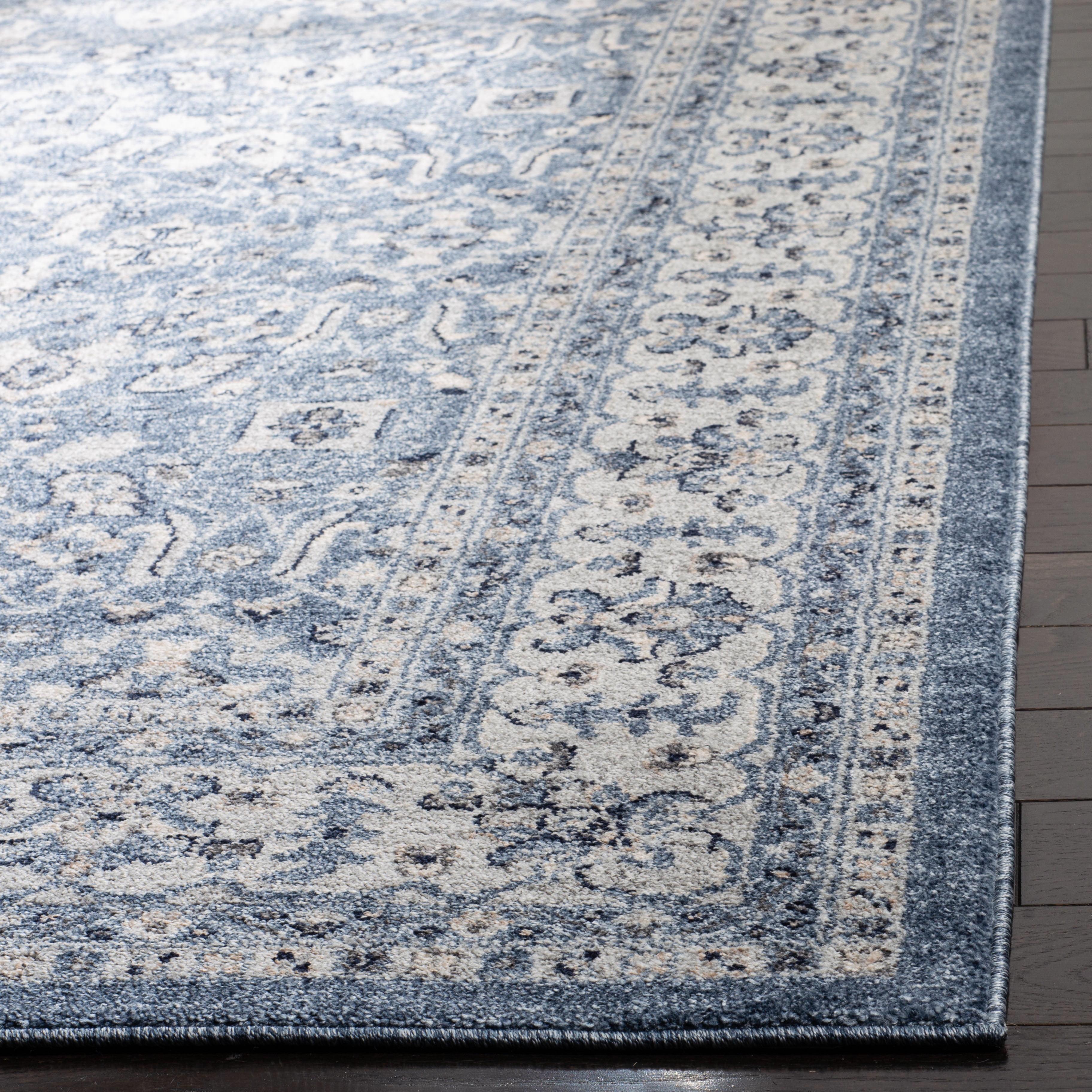 Safavieh Charleston Meridith Oriental Runner Rug, Navy/Crème, 2' x 6'