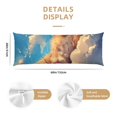 thumbnail image 2 of Naloa Cloud Sleeping Cat Super Soft 20x60 Body Pillow Case,Long Side Hidden Zipper（PILLOWS ARE NOT INCLUDED）, 2 of 6