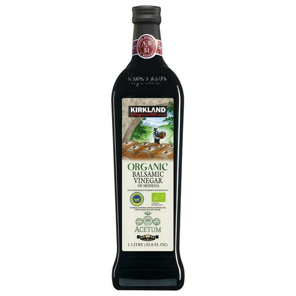 Kirkland Signature Organic Balsamic Vinegar 1 Liter (33.81 Fluid Ounce)