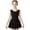hwj# Black251, variant on Lightweight Girls Kids Teen Ballet Leotard Dress Sleeveless Crewneck Backless Solid Color Slim Fit Ruffled Chiffon Summer Elegant Style Dancewear For Young Dresses,Black,4-5 Years