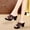 Red, variant on BONIXOOM Black Sandals Women Clearance Fall Slip-On Chunky Casual Fashion Womens Shoes Black Size 6