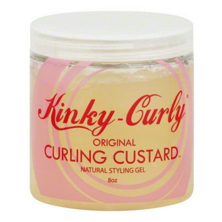 Kinky Curly Original Curling Custard Natural Hair Styling Gel, 8 (Best Natural Hair Products For Kinky Hair)