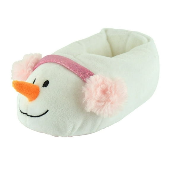 Boys/Girls Novelty Snowman Slippers
