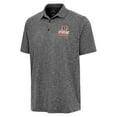 thumbnail image 2 of Men's Antigua Heather Black Cincinnati Bengals Streak Par 3 Polo, 2 of 3