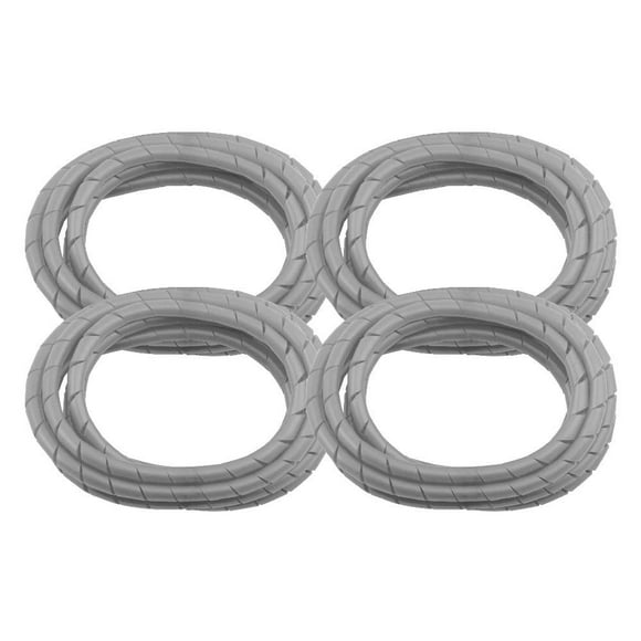 4 Pack BarberMate Premium 8 Pieds Couvre-Cordon Empêche l'Enchevêtrement du Cordon - Argent