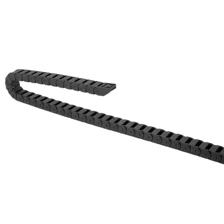 Drag Chain Cable Carrier Closed Type with End Connectors R28 15X20mm 1.5M