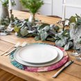 thumbnail image 6 of Round Placemats Bohemian Style 15 inch Set of 6 Table Mats for Dining Table Watercolor Heat Resistant Non-Slip Kitchen & Home Decorative Place Mat Set, 6 of 8