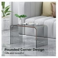 Killeryuki Side Table, Modern End Table, Clear Side Table, Side Table C