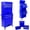 Blue, variant on 5-Drawer Tool Chest, Rolling Tool Box with Detachable Top Toolbox & Universal Wheels, Tool Cabinet with Lock Bar, Protective Liner & Tool Rack, Metal Storage Cart for Workshop,Garage (Blue)