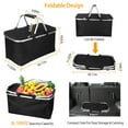 iMounTEK 30L Insulated Picnic Basket Cooler Collapsible Food Delivery