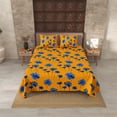 thumbnail image 4 of 240 TC Cotton Sun Flower 100% Pure Cotton 90 x 108 Inch Double BedSheet with 2 Pillow Covers, 4 of 4