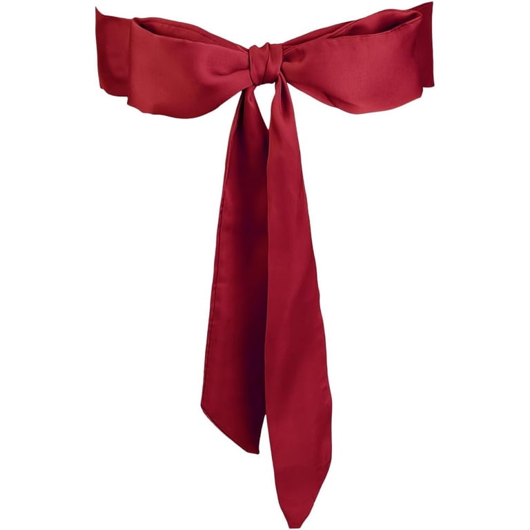Long Skinny Scarf Belt Loop Skinny Scarf Reversible Leather Belt – Saturday Silks main image 4