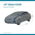 thumbnail image 3 of Duck Covers Weather Defender Car Cover, Fits Sedans Up to 13 ft. 1 in. L Fits select: 2013 MINI COOPER ROADSTER, 2012-2017 FIAT 500, 3 of 10