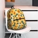 thumbnail image 5 of Disketp Green Leaf Sunflower Mochila Ligera Clásica con Múltiples Bolsillos, Mochila Casual para Hombre y Mujer, Ideal para Escuela, Trabajo y Viajes, 5 of 6