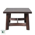 thumbnail image 3 of Walker Edison Modern Farmhouse Easy Assembly Wood Coffee Table Espresso, 3 of 11