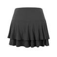 thumbnail image 3 of Doublju Women's Flared Skater Mini Skirt (Plus Size Available), 3 of 4