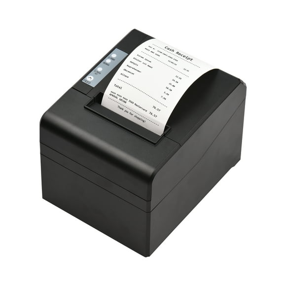 Mistaha High-Speed 3-inch USB Thermal Receipt Printer with Auto Cutter and Large Paper Warehouse, 300mm/s Printing Speed, US Standard