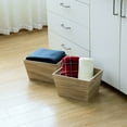 thumbnail image 3 of Better Homes & Gardens Medium Natural Wood Storage Bin, 2 Pack, 3 of 13