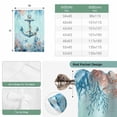 thumbnail image 6 of Coastal Anchor Blue Balloon Curtains for Living Room/French Door, Summer Beach Nautical Coral Starfish Tie Up Curtains 63 Inch Length Energy Saving Kitchen Curtains Shades for Windows 42"x63", 6 of 8