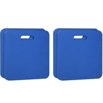 Janrevotw 2 Pcs Blue Stadium Seat Cushion Pool Seats for Edge Hard & Strong Foam Bleacher Cushion Portable EVA Foam Multifunction Seat Cushion Sport Camping