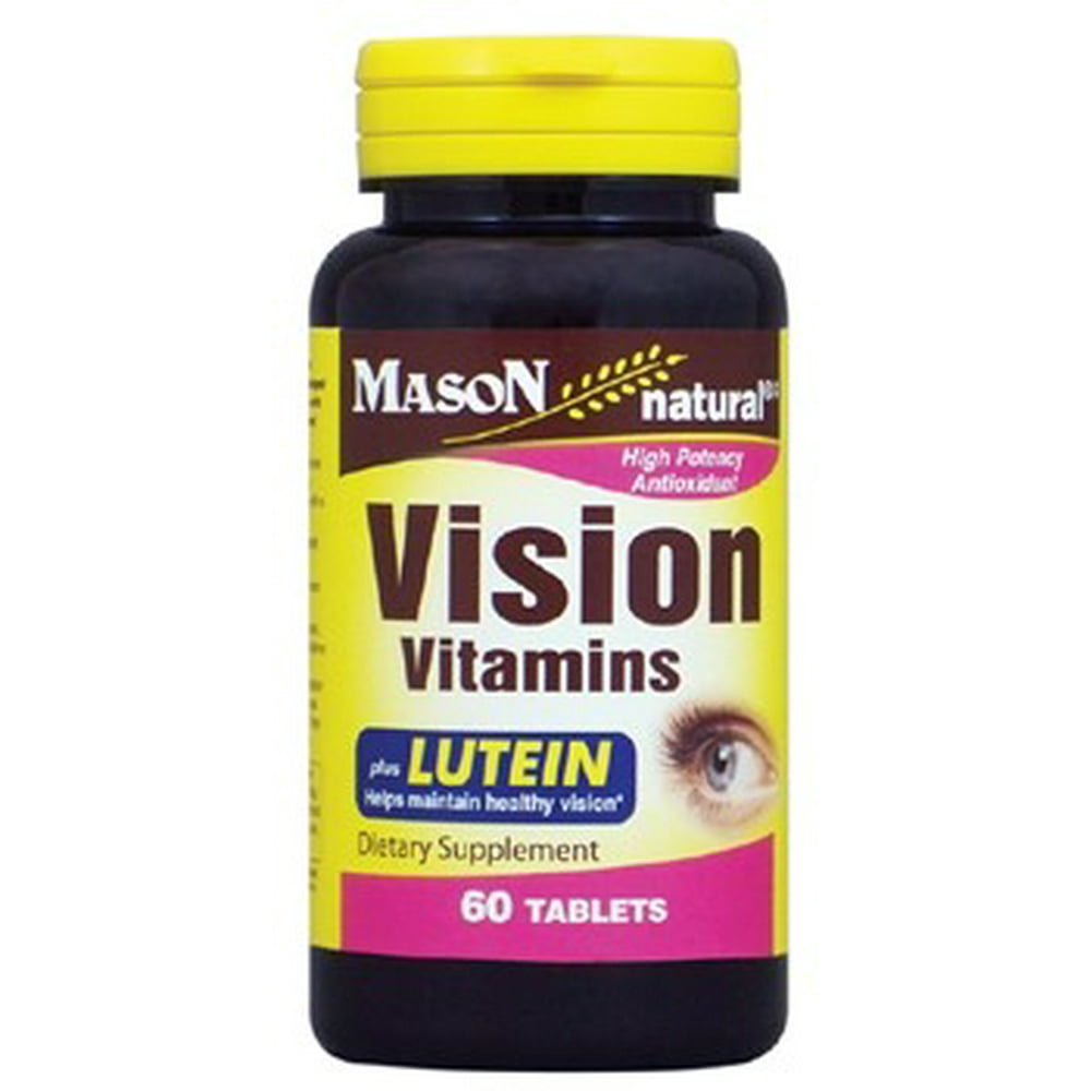 Mason Vitamins Natural Vision Vitamins Tablets With Lutein 60ct
