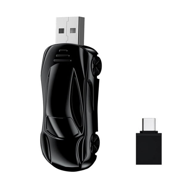 Wireless Carplay Android Auto Adapter 2 in 1 USB Type C Wireless Car Adapter Convert Wired Android Auto to Wireless,1 x Carplay Kit,Black