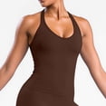 thumbnail image 6 of zbxnLI Women's Slim Yoga Tank Top Summer Fashion Solid Color Sleeveless Athletic Workout Running Tops for Womens, 6 of 7
