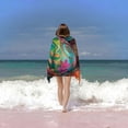 thumbnail image 6 of PHYHOO Easter Eggs Rainbow Sand Free Microfiber Beach Towel Lightweight Oversized Quick Dry for Swimming, Pool, Camping, Yoga, Traveling Essentials Accessories Vacation Stuff 30x60in, 6 of 8