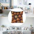 thumbnail image 3 of Halloween Orange pumpkin Linen toss pillowcase decoration pillowcase gifting preferred 24x24 inch cushion cover sofa pillowcase sofa bedroom living room car, 3 of 8