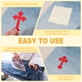 thumbnail image 4 of Parches de Planchar en Cruz Uxcell, Parchment Bordado para Reparación de Mochilas, Ropa, Zapatos, Sombreros DIY Blanco, 4 of 6