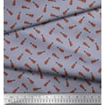 thumbnail image 3 of Soimoi Rayon Fabric Guitar Musical Instrument Printed Fabric 1 Yard 56 Inch Wide, 3 of 3