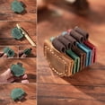 thumbnail image 6 of Bygone Mark Personalized Magnetic, Bygone Mark Bookmark with Pen Holder, BygoneMark Personalized Magnetic Leather Pen Holder Bookmark, for Travelers Notebook Journal Covers (Green+Brown), 6 of 7